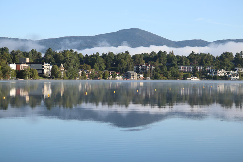 Mirror Lake in Lake Placid