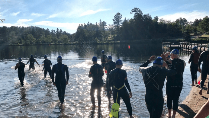 Open water swimming for triathletes